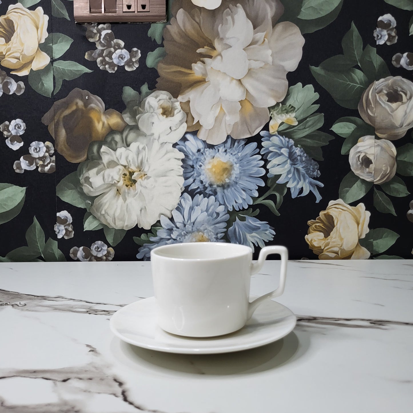 White Tea Cups (Pack Of Six)