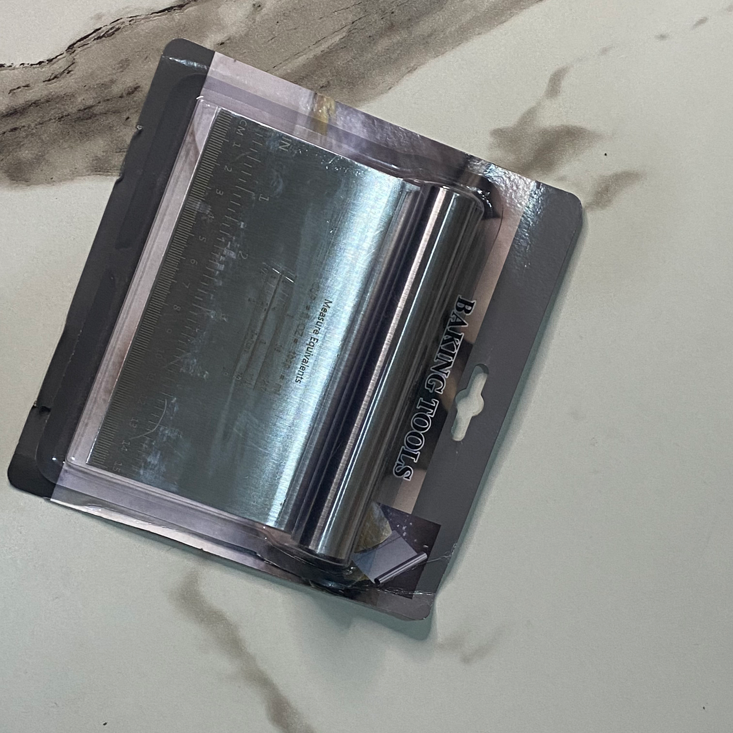 stainless steel dough scraper and bench scraper